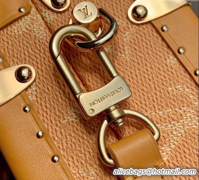 Big Discount Louis Vuitton Handle Trunk bag in Monogram Heritage Canvas M12458 Yellow 2025