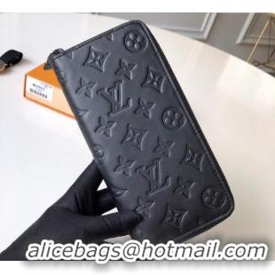 Affordable Price Louis Vuitton Zippy Vertical Wallet in Monogram Leather M62902 Black 2025
