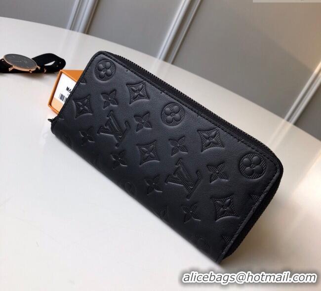 Affordable Price Louis Vuitton Zippy Vertical Wallet in Monogram Leather M62902 Black 2025