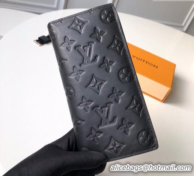 Best Quality Louis Vuitton Brazza Wallet in Monogram Leather M62900 Black 2025
