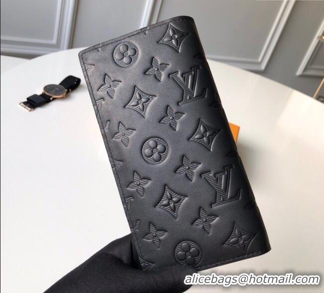 Best Quality Louis Vuitton Brazza Wallet in Monogram Leather M62900 Black 2025