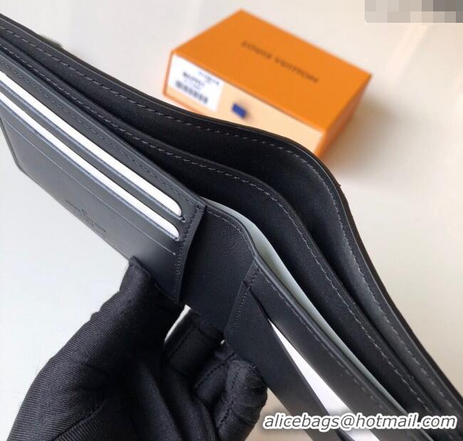 New Fashion Louis Vuitton Multiple Wallet in Monogram Leather M62901 Black 2025