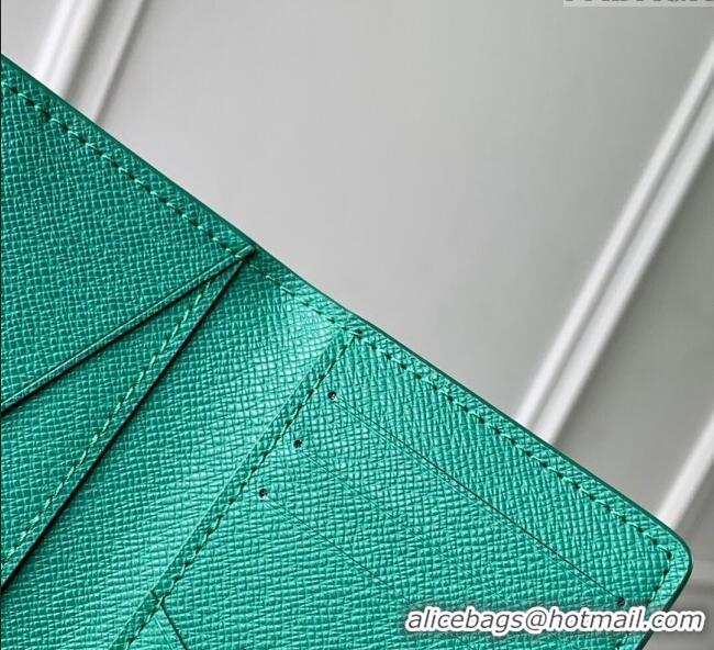 Trendy Design Louis Vuitton Pocket Organizer Wallet in Printed Monogram Canvas M25971 Green 2025