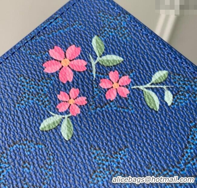 Inexpensive Louis Vuitton Passport Cover in Printed Monogram Canvas M25967 Blue 2025