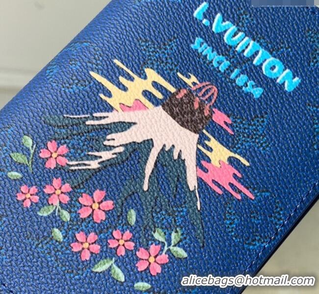 Inexpensive Louis Vuitton Passport Cover in Printed Monogram Canvas M25967 Blue 2025