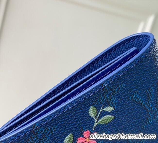 Inexpensive Louis Vuitton Passport Cover in Printed Monogram Canvas M25967 Blue 2025