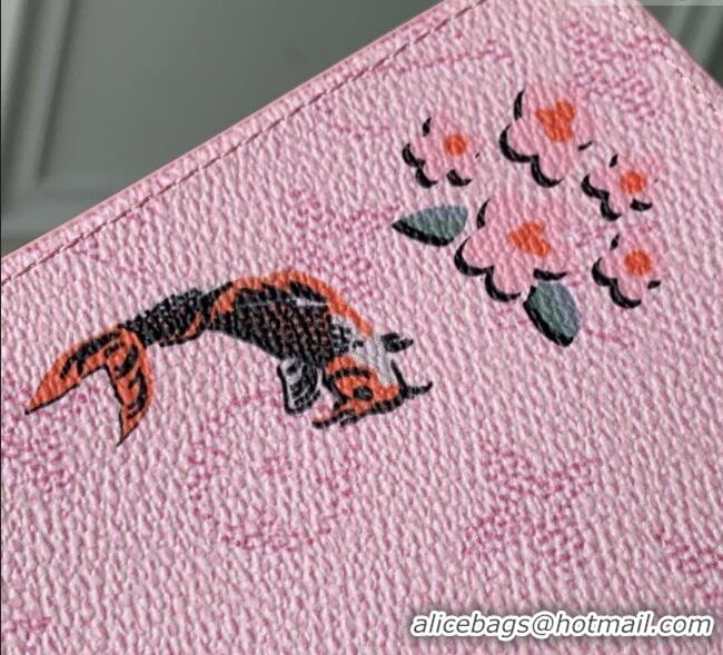 Buy Discount Louis Vuitton Passport Cover in Printed Monogram Canvas M25968 Pink 2025
