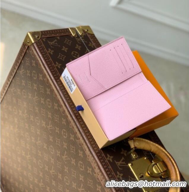 Buy Discount Louis Vuitton Passport Cover in Printed Monogram Canvas M25968 Pink 2025