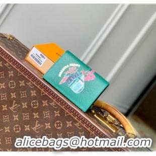 Pretty Style Louis Vuitton Passport Cover in Printed Monogram Canvas M26293 Green 2025