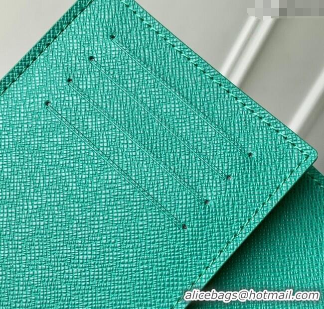 Pretty Style Louis Vuitton Passport Cover in Printed Monogram Canvas M26293 Green 2025