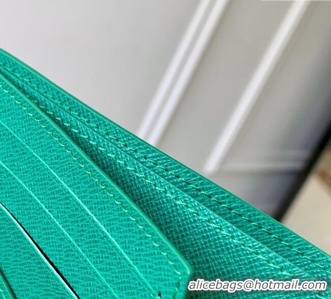 Most Popular Louis Vuitton Slender Wallet in Printed Monogram Canvas M25986 Green 2025