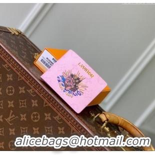 Reasonable Price Louis Vuitton Slender Wallet in Printed Monogram Canvas M25986 Pink 2025