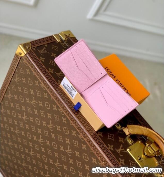 Reasonable Price Louis Vuitton Slender Wallet in Printed Monogram Canvas M25986 Pink 2025