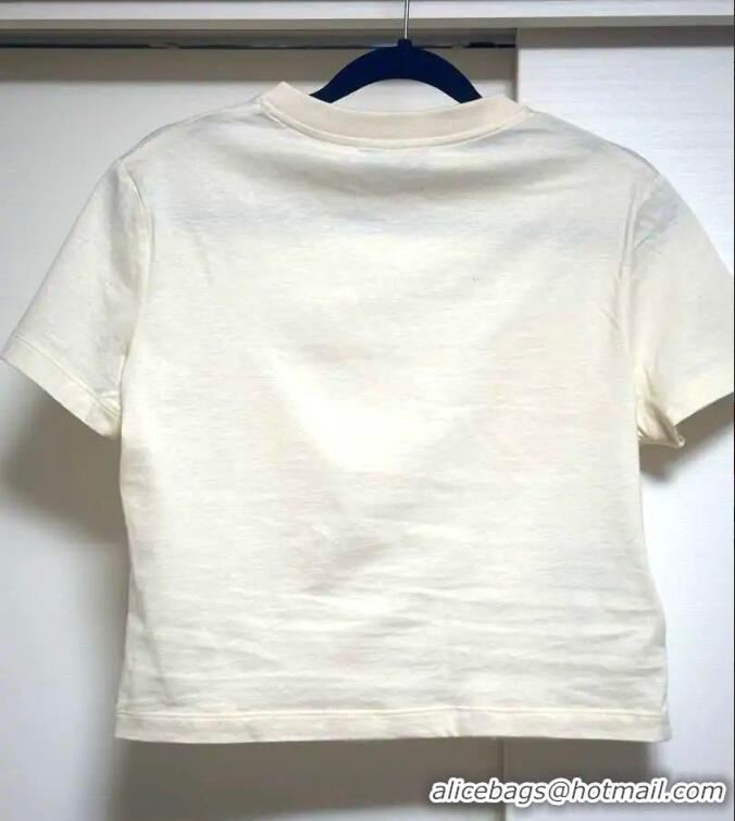Buy Inexpensive Miu Miu Logo T-shirt 8412 White 2025