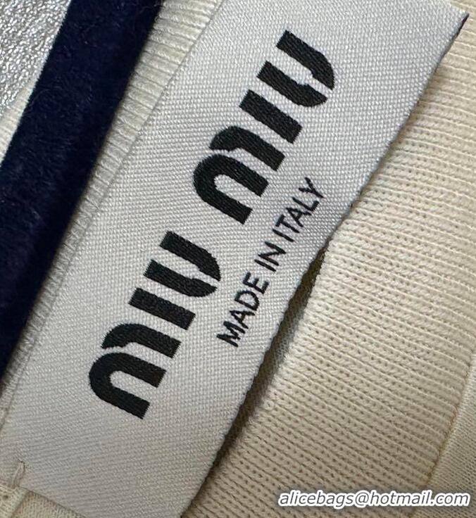 Buy Inexpensive Miu Miu Logo T-shirt 8412 White 2025