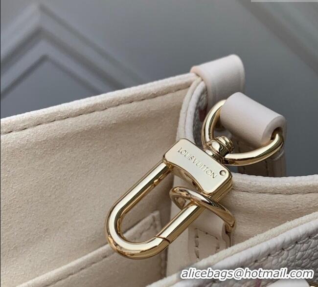 Grade Design Louis Vuitton Onthego PM Tote Bag in Dream Cream Embossed Leather M25770 2025
