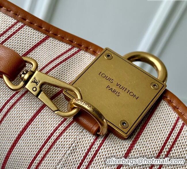Super Quality Louis Vuitton Low Key Hobo PM Hobo Bag in Cotton Canvas and Leather M25468 Beige/Brown 2025