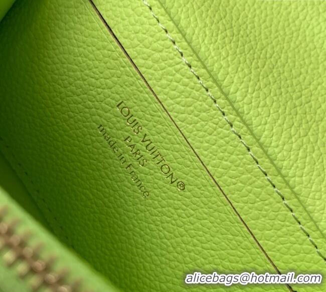 Promotional Louis Vuitton Rosalie Coin Purse Wallet in Embossed Leather M14506 Zesty Lime Green 2025