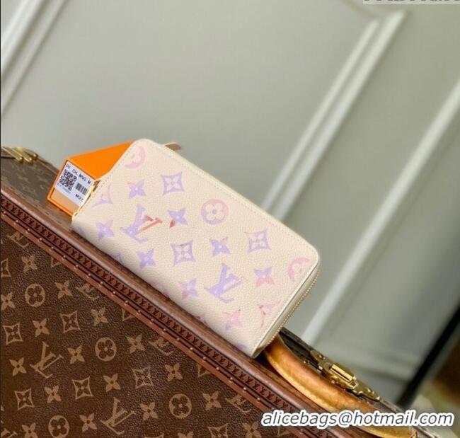 Promotional Louis Vuitton Zippy Wallet in Dream Beige Embossed Leather M25594 2025