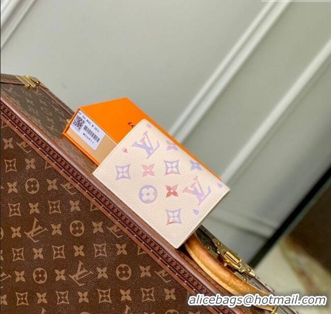 Best Quality Louis Vuitton Passport Cover in Dream Beige Embossed Leather M25917 2025
