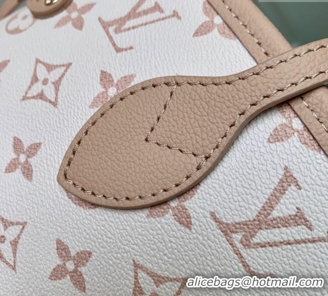 Buy Discount Louis Vuitton Neverfull Bandouliere Inside Out MM Tote bag Monogram Canvas/Leather 25665 White/Beige 2025