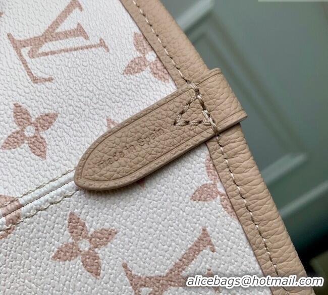 Buy Discount Louis Vuitton Neverfull Bandouliere Inside Out MM Tote bag Monogram Canvas/Leather 25665 White/Beige 2025