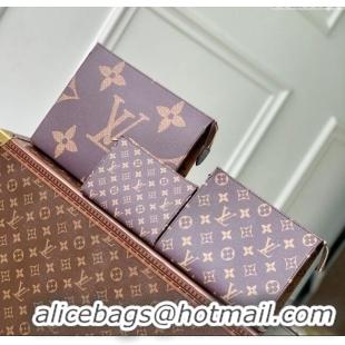 Low Price Louis Vuitton Monogram Reverse Coated Canvas Trio Toilet Pouch M11248 2025
