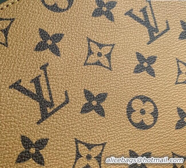 Low Price Louis Vuitton Monogram Reverse Coated Canvas Trio Toilet Pouch M11248 2025
