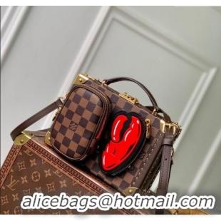 Good Quality Louis Vuitton Sawagani Trunk Bag Damier Phriendship Canvas N40765 2025