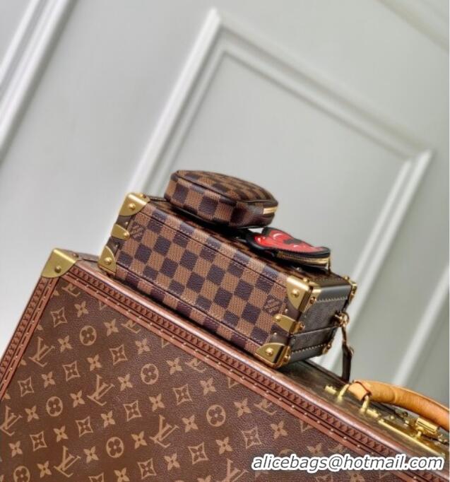 Good Quality Louis Vuitton Sawagani Trunk Bag Damier Phriendship Canvas N40765 2025