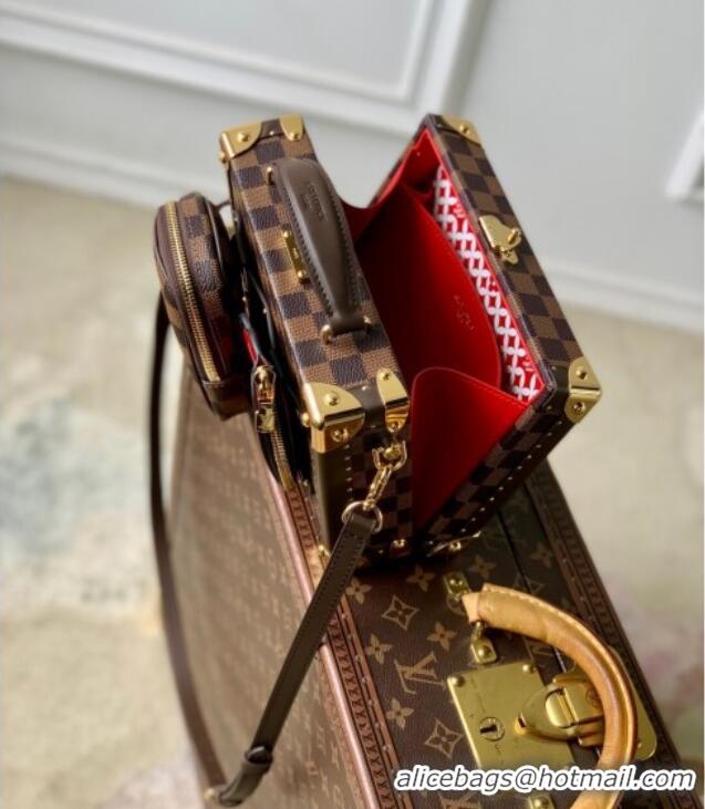Good Quality Louis Vuitton Sawagani Trunk Bag Damier Phriendship Canvas N40765 2025