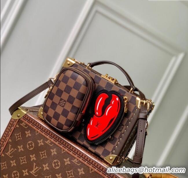 Good Quality Louis Vuitton Sawagani Trunk Bag Damier Phriendship Canvas N40765 2025