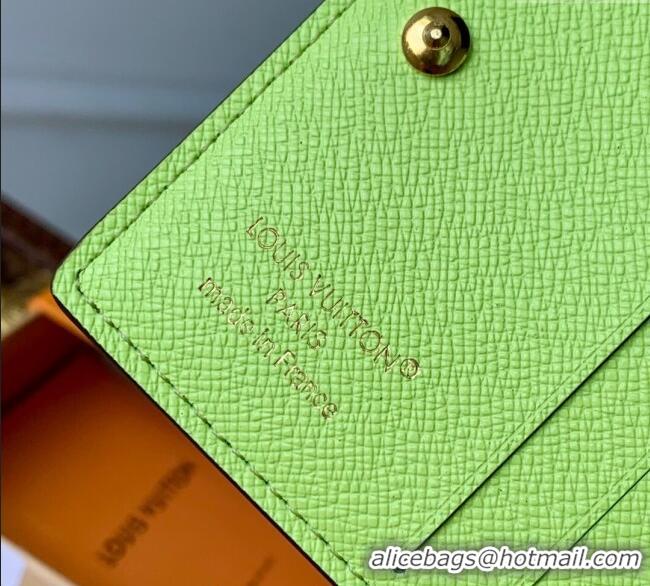 Good Product Louis Vuitton LV Charms Pocket Wallet M14628 Green 2025