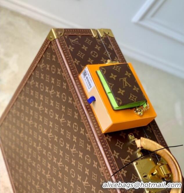 Good Product Louis Vuitton LV Charms Pocket Wallet M14628 Green 2025