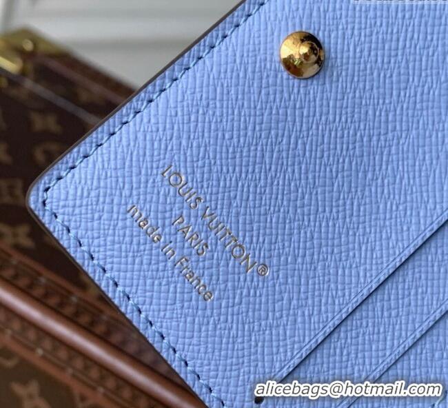 Good Taste Louis Vuitton LV Charms Pocket Wallet M14613 Azure Blue 2025