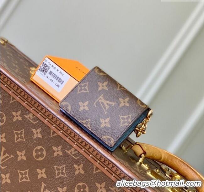 Good Taste Louis Vuitton LV Charms Pocket Wallet M14613 Azure Blue 2025