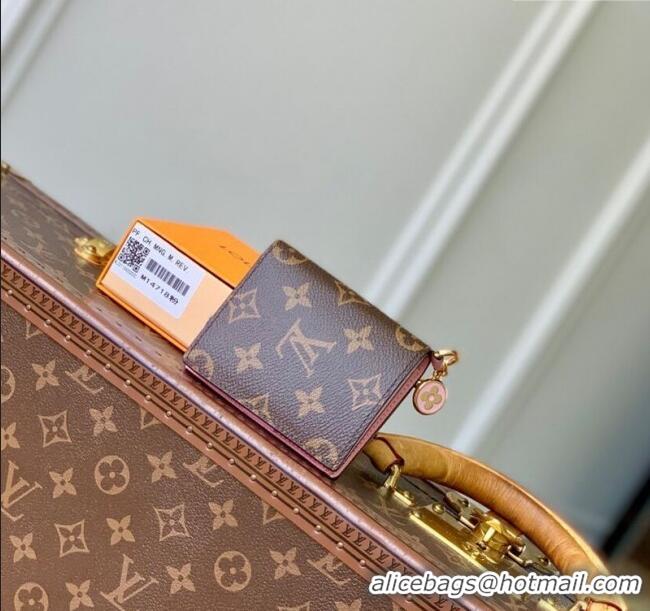 Good Quality Louis Vuitton LV Charms Pocket Wallet M14718 Candy Pink 2025