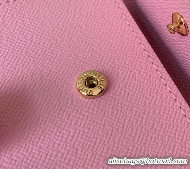 Good Quality Louis Vuitton LV Charms Pocket Wallet M14718 Candy Pink 2025