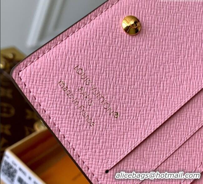 Good Quality Louis Vuitton LV Charms Pocket Wallet M14718 Candy Pink 2025