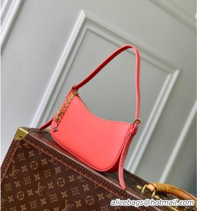 Promotional Louis Vuitton Pochette LV Bloom bag in Calfskin Leather M25525 Pink 2025