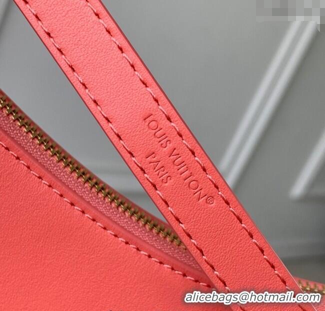 Promotional Louis Vuitton Pochette LV Bloom bag in Calfskin Leather M25525 Pink 2025