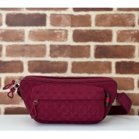 Unique Style Gucci Mens Small GG Canvas Crossbody Bag 802096 Red 2024