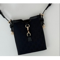 Grade Design Gucci Original GG Canvas Mini Bucket Shoulder bag 782919 Black 2024