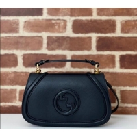 Buy Discount Gucci Blondie Leather Top Handle bag 815714 Black 2024