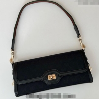 Reasonable Price Gucci Luce GG Canvas Small Shoulder Bag 786027 Black 2024