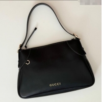 New Fashion Gucci Ophidia Leather Medium Shoulder bag 815217 Black 2024