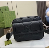Reasonable Price Gucci Jumbo GG Small Crossbody Bag 794088 Black 2024