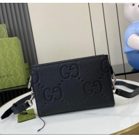 Best Price Gucci Jumbo GG Mini Bag in Leather 795240 Black 2024
