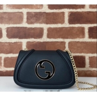 Good Product Gucci Blondie Leather Mini Shoulder Bag 815711 Black 2024