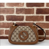 Affordable Price Gucci Blondie Small Shoulder bag in GG Canvas and Leather 815700 Brown 2024